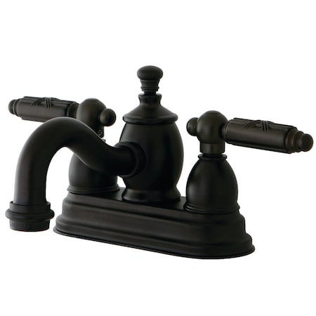 Kingston Brass KS7105GL 4" Centerset Bathroom Faucet, Oil Rubbed Bronze KS7105GL